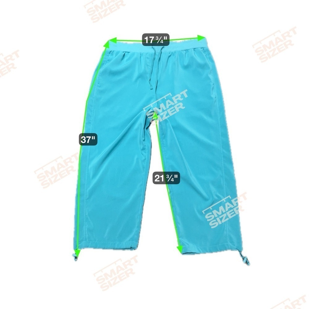 Blair Womens Seafoam Green Track Vest and Capris Set Size Large - Picture 7 of 11